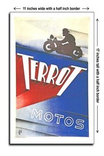 1937 Terrot Motos - 11x17