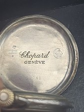 Antique Chopard Pocket Watch 15 Rubis 0.800 ster. Silver – Working Chronometre 
