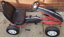 Kettcar Gokart Childs Pedal Kart Black White Red Used Rare Original Free UK Del 