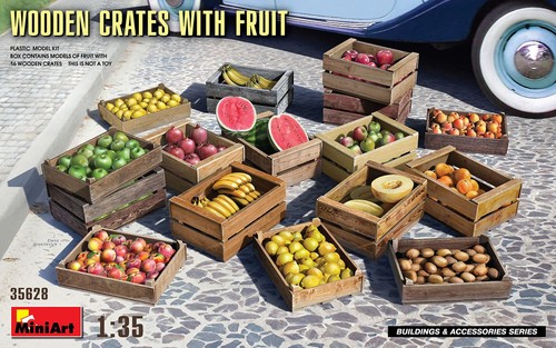 Miniart wooden crates - miniart,