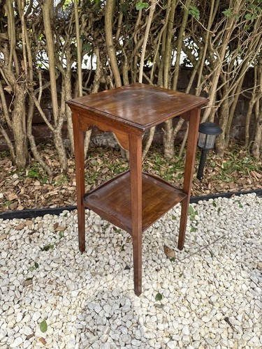 Edwardian solid oak tier - an,