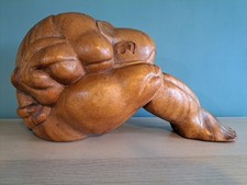 Large Vintage Hand Carved