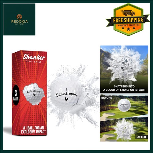 Hilarious exploding golf balls - hilarious,