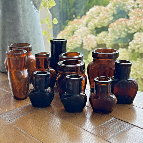 Authentic oxo amber glass jars - oxo,