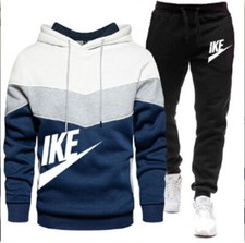 Mens 2PCS Tracksuit Sportswear Casual Jogging Suit Hoodies Pants Sweatpants Sets