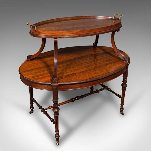 Antique display serving table - antique,