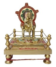 Sai baba chowki brass - baba,