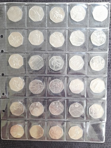 2011 olympic 50p coins - 50p, full