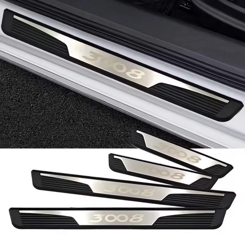 4pcs peugeot 3008 stainless - 3008,