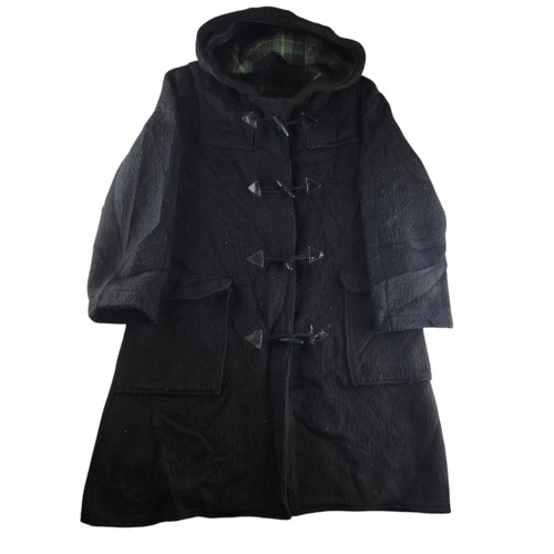 Black duffle coat womens - black,