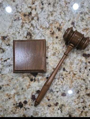 Vintage wooden gavel sound - gavel,