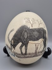 Large Vintage Scrimshaw