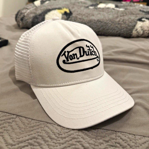 Von dutch white mesh - dutch, back