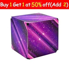 Magnetic Magic Cube Changeable 3D Hand Flip Puzzle Toy Creative Kid Xmas Gift