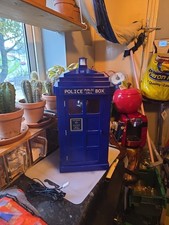Doctor Who Vintage Tardis Police Box Steepletone Telephone Approx 17" Tall