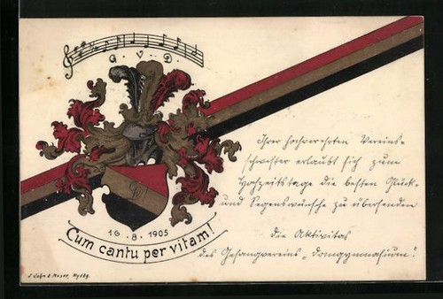 Postcard cum cantu per vitam - cantu,