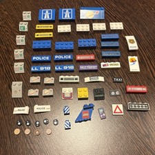 Rare Printed Loose Lego Parts Pieces Inc Vintage Space Parts