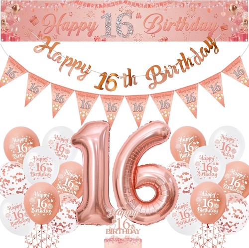 16th birthday decorations - 16th,