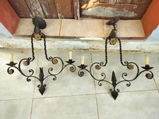 Pair of Toleware ceiling