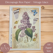 A4 Rice paper for decoupage