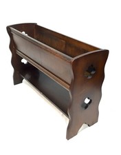 Antique Wooden Plant Stand / Jardiniere Holder / Large / Book Stand c.1950