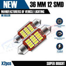 FORD FIESTA MK6 MK VI LED NUMBER LICENSE PLATE UPGRADE LIGHT BULBS - XENON WHITE