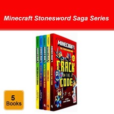 Minecraft Stonesword Saga Series 5 Books Collection Set by Mojang AB NEW Pack
