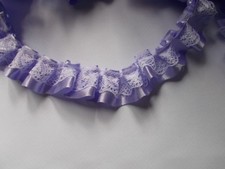 1 or 2 m x White Lace over