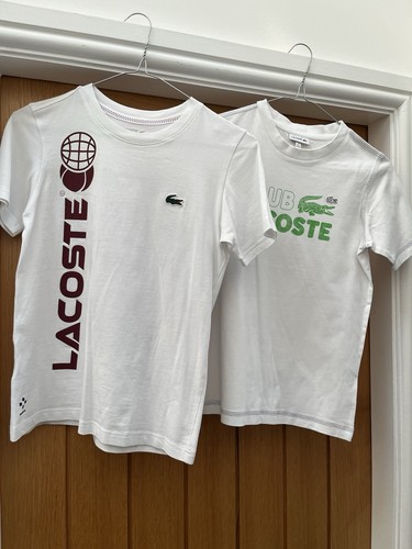 Boys lacoste shirts 2 - t-shirts, size