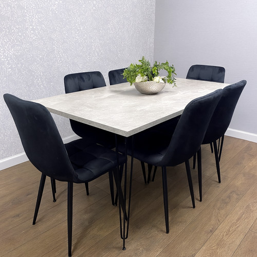 Dining table with chairs - table,