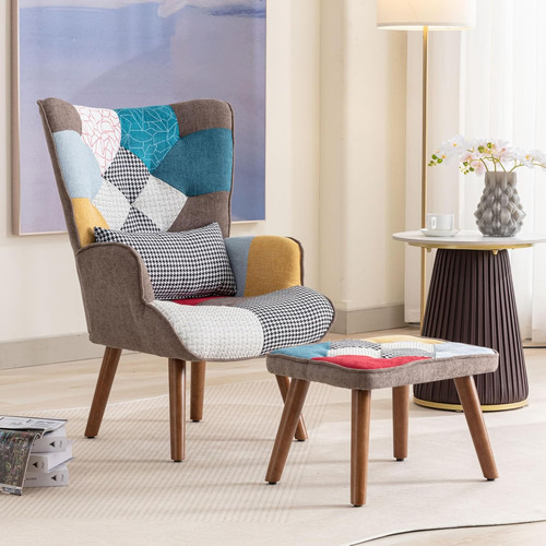 Lounge chair ottoman set - lounge,