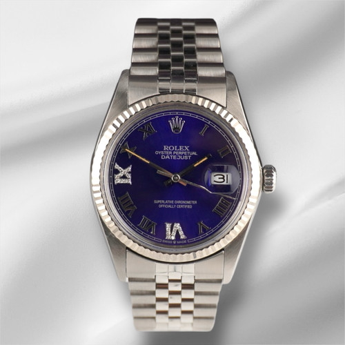 Rolex 36mm datejust - rolex, steel