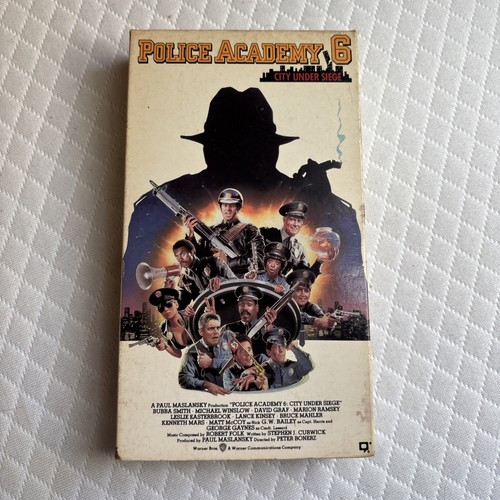 Police academy vhs - academy,