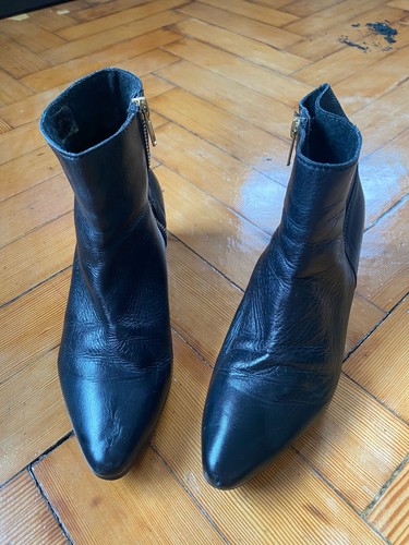 Black womens spanish heeled - black,