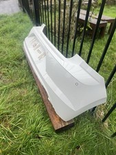 Vw POLO MK6 2018-2020 REAR BUMPER IN White COLOUR WITH P-SENSOR R-line Or Gti