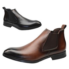 Mens Chelsea Boots Slip On