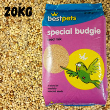 SPECIAL BUDGIE Seed Mix 20kg | Bestpets | Premium Complementary Bird Feed