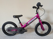 Pink Strider 14x Sport Balance Bike with Easy-Ride Pedal Conversion Kit