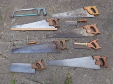 Vintage Hand Saws Brass Backed Hack Rip Spear & Jackson Tyzack Eclipse no.40  ~5