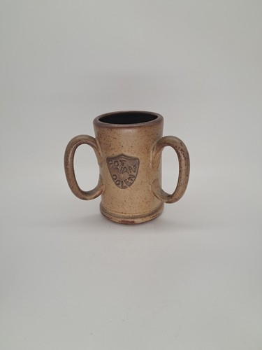 Three handles pottery beer mug - pottery,