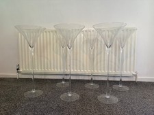6x Large 70cm tall glass Martini Vase - weddings centrepiece decor