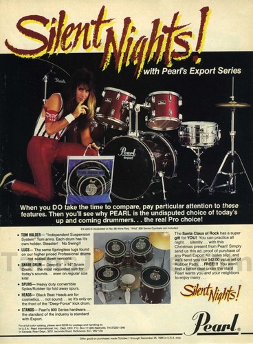 1985 pearl drum kits - pearl, old