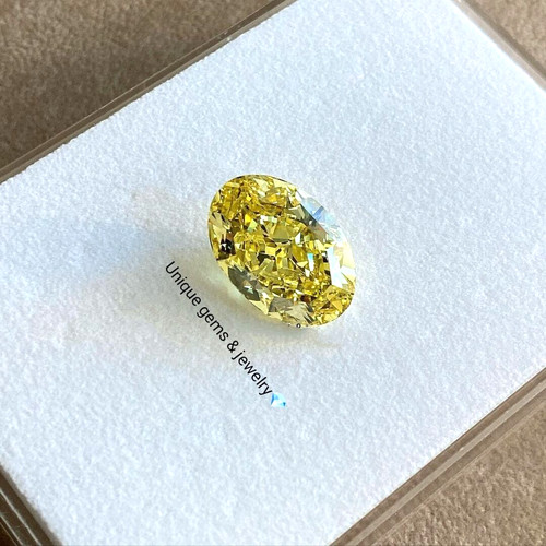 Fancy yellow color oval - color,