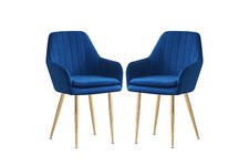 Set of 2 Upholstered Dining