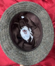 New!Mens Olney Headwear 100% Wool Size Medium Brown/Mustard