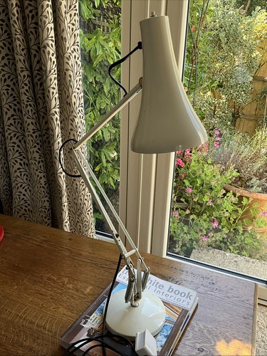 Vintage white anglepoise lamp - vintage,