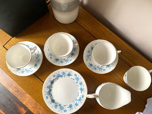 Colclough bone china - china, floral