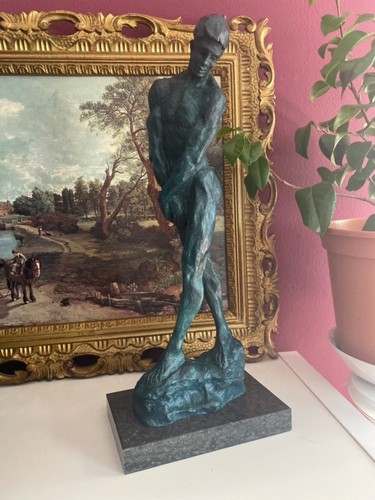 Bronze sculpture male nude