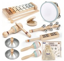 Kids Musical Instruments, Joyreal Baby Musical Instrument Montessori Wooden Toys