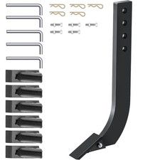 Box Blade Shank Scarifier Shanks Teeth 4 Holes Box Scraper Shank 6pcs